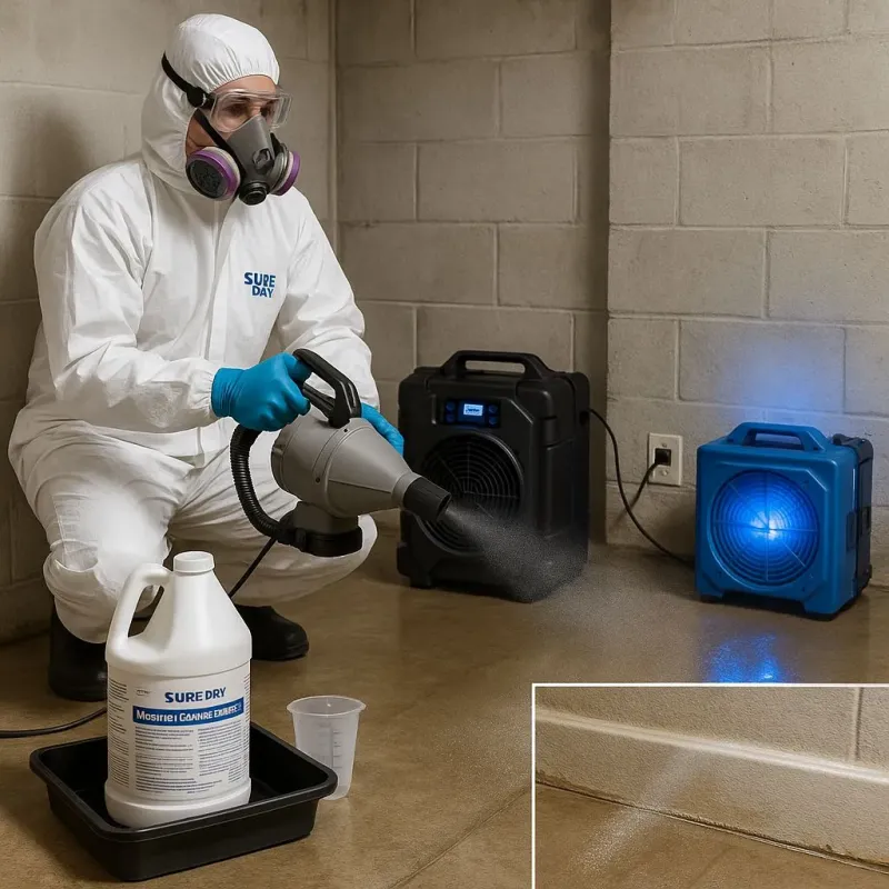 Sanitization and Odor Removal process in Saint Albans, ME